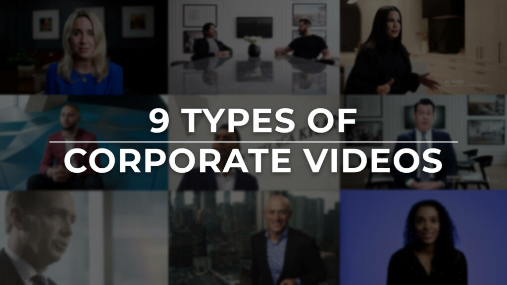 9 types of Corporate Videos