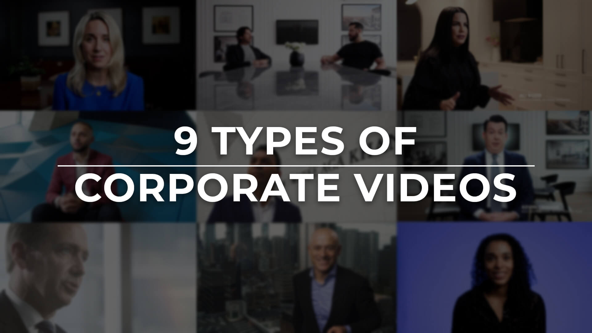 9 Types of Corporate Videos Lapse Productions
