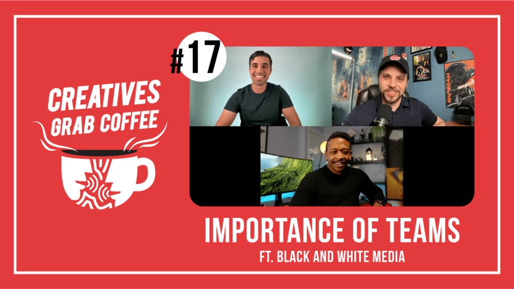 creatives grab coffee #17 - importance of teams thumbnail