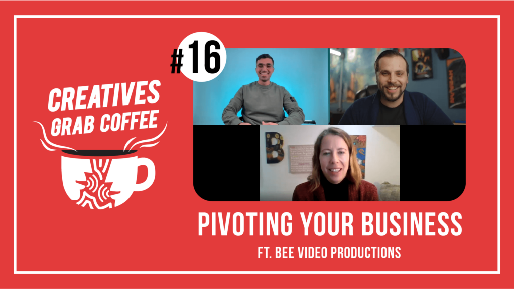 creatives grab coffee #16 pivoting your business thumbnail