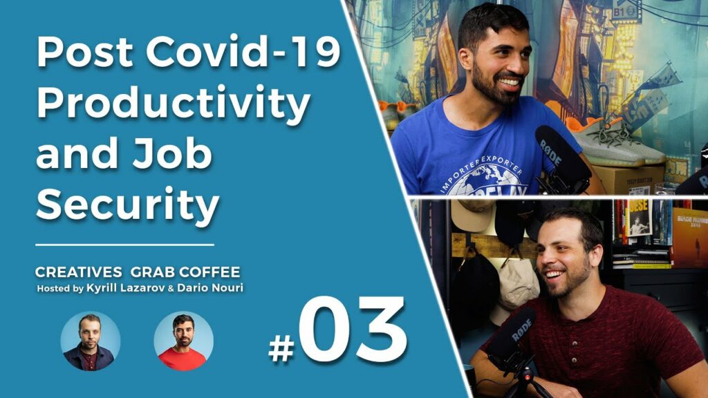 creatives grab coffee #3 covid productivity and job security thumbnail