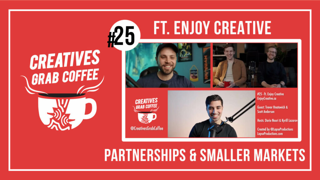 Partnerships and Smaller Markets (ft. Enjoy Creative) Creatives Grab Coffee 25