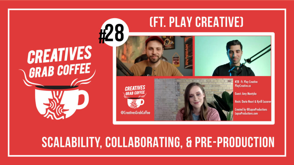 Scalability, Collaborating & Pre-Production (ft. Play Creative) | Creatives Grab Coffee 28