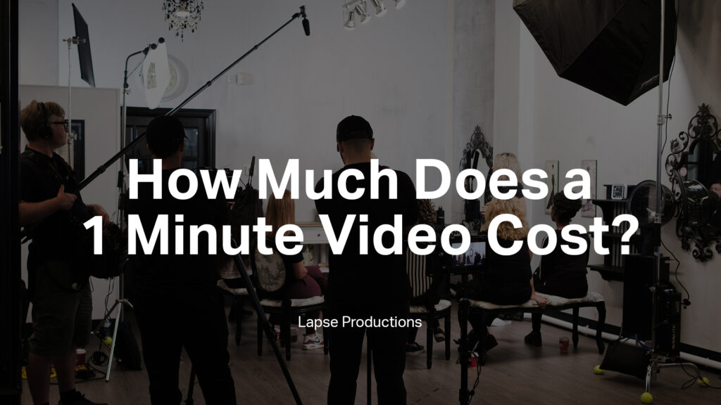 How Much Does a 1 Minute Video Cost