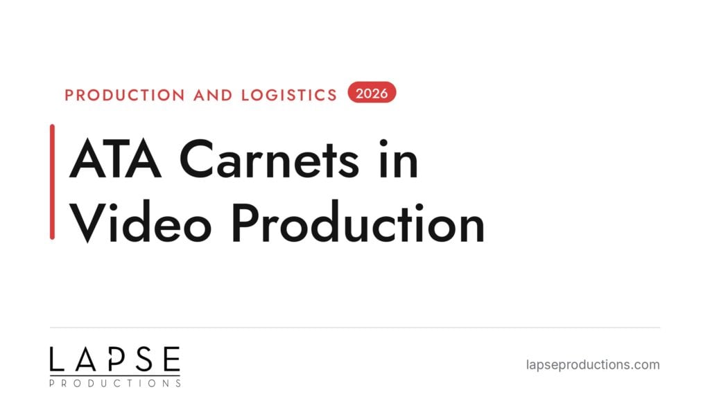 Guide to ATA carnets in video production by Lapse Productions
